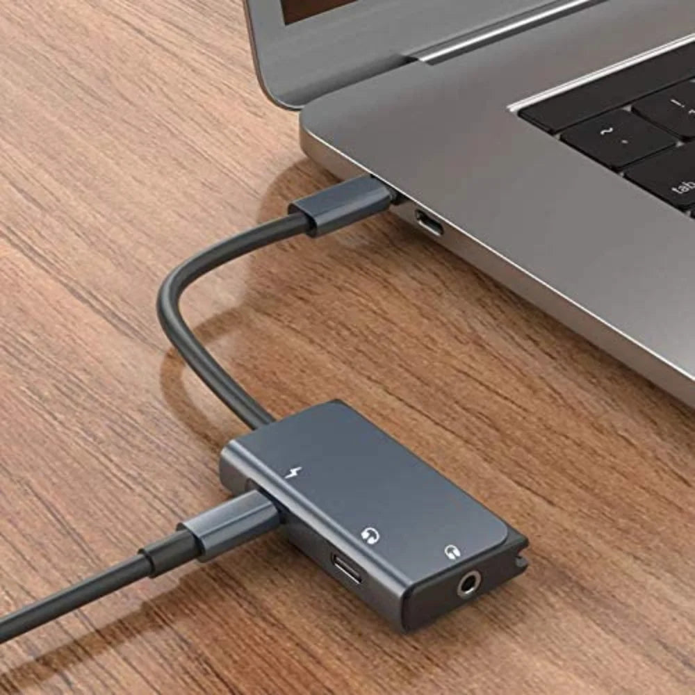 Wiwu Audio Adapter LT02 Pro Type-C To Type-C Wiwu Audio Adapter LT02 Pro Type-C To Type-C